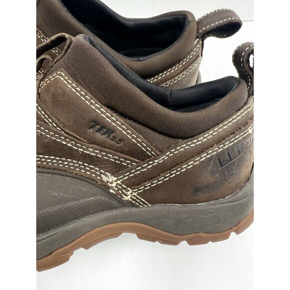 LL Bean Storm Chaser Tek 2.5 Boots Mens Sz 7 US Brown Slip On Outdoors Workwear - Picture 9 of 14